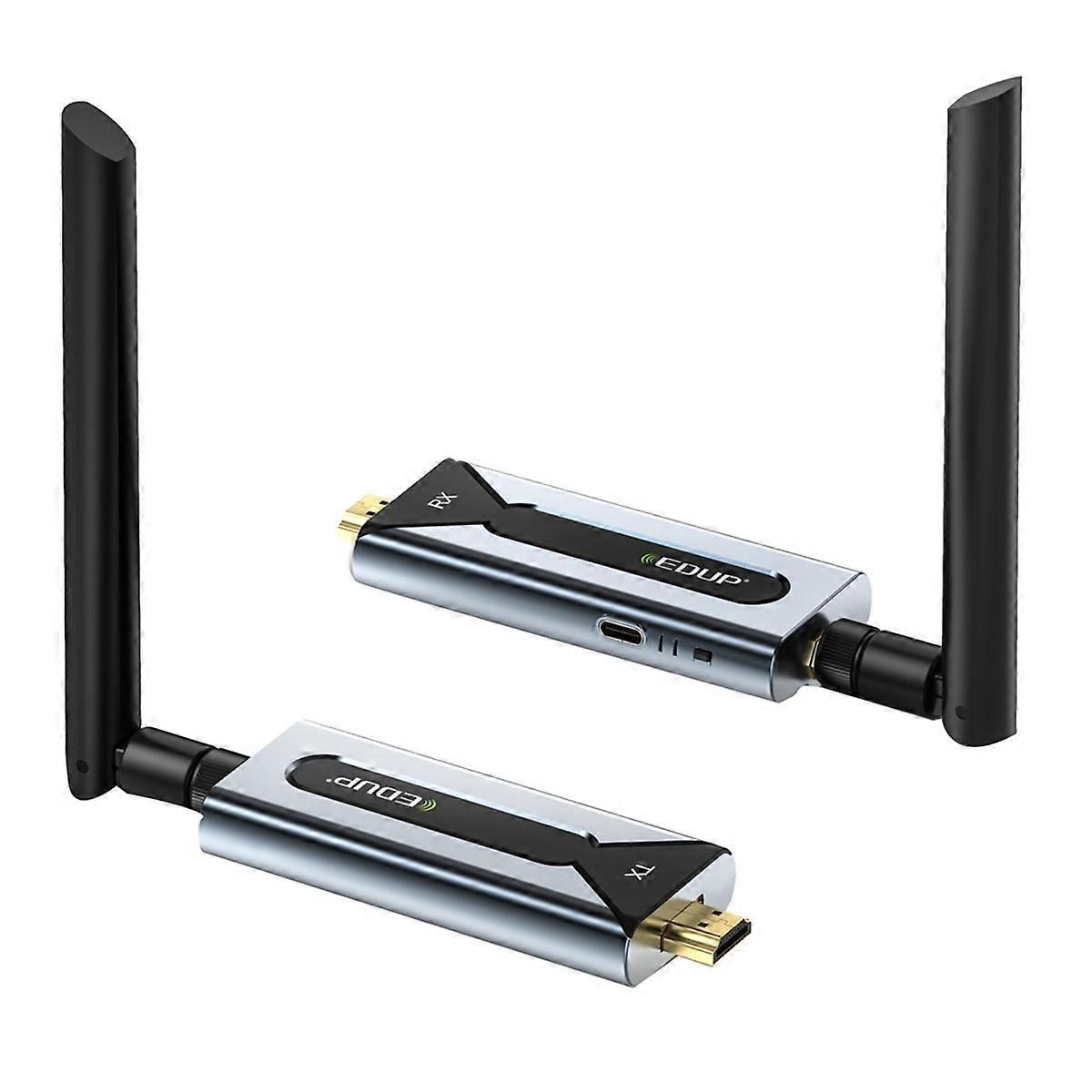 Wireless Transmitter and Receiver 150M Long Range Wireless -Compatible Extender Display Adapter fo