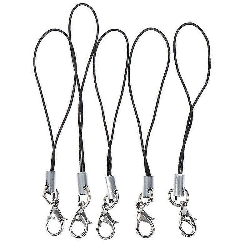 10pcs Lanyard Keychain For Usb Flash Drive Strap String Black