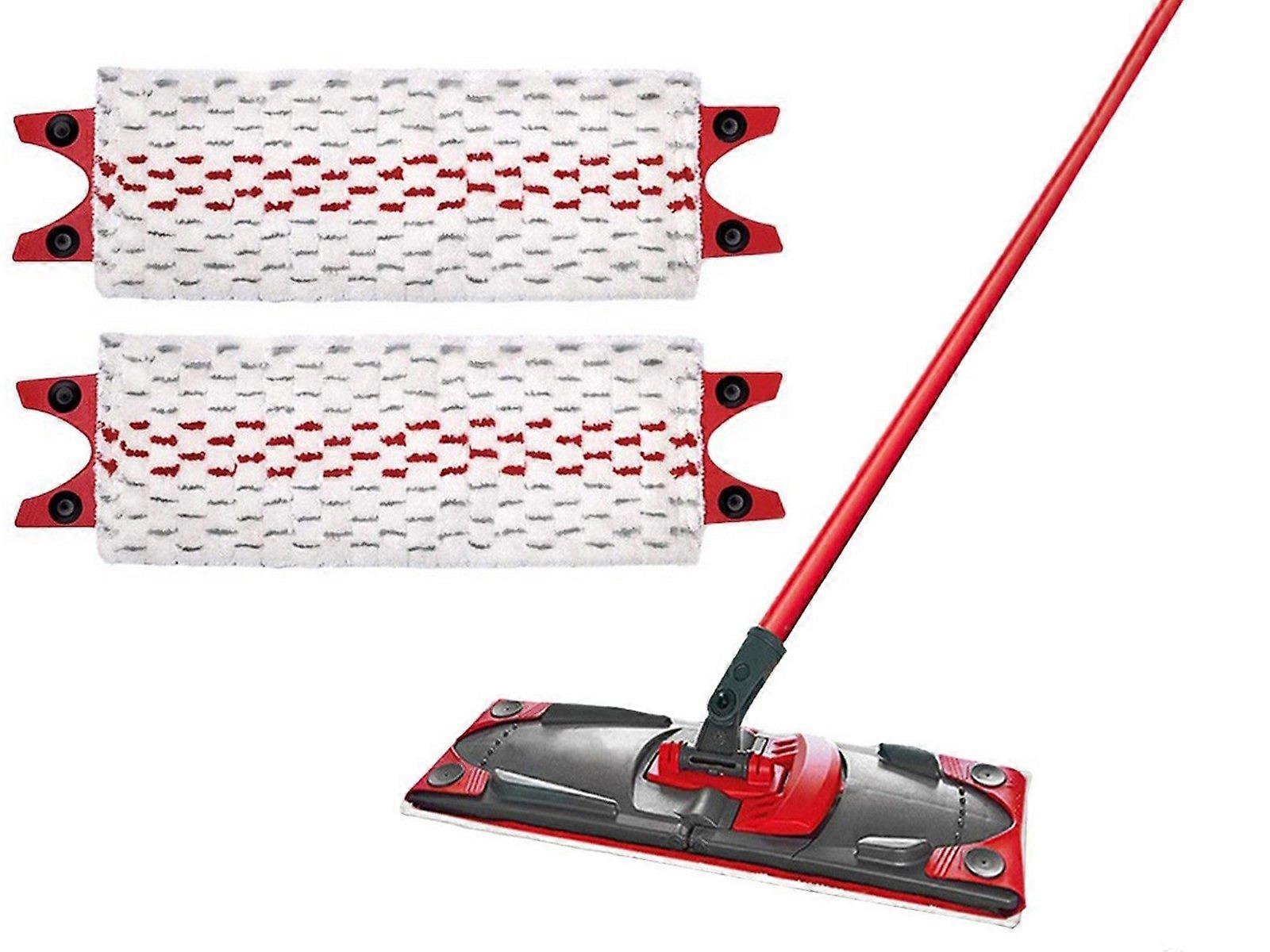 2PCS Grey Flat Mop Refill Pad Replacement Pad Compatible with Vileda Ultramat Mop