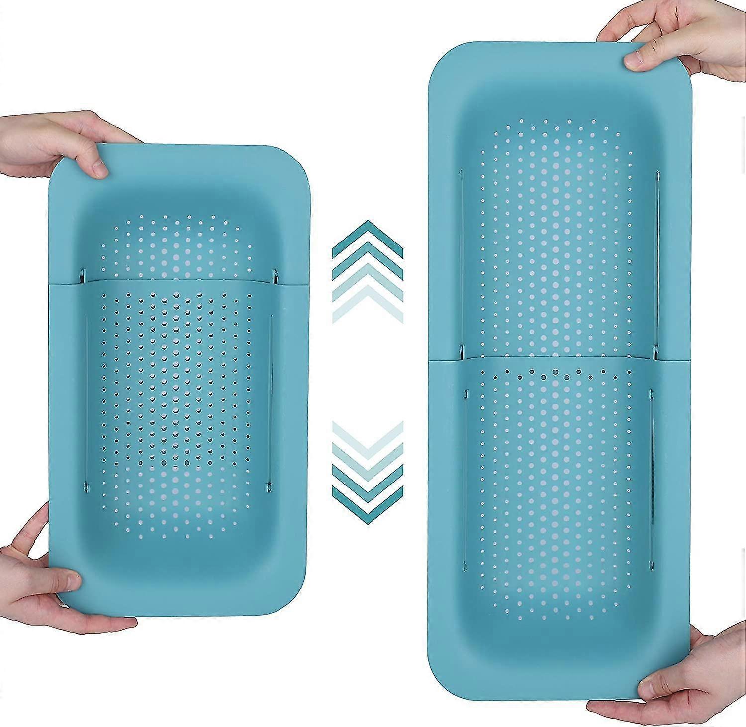 Καλάθι σουρωτήρι σουρωτήρι - Πλύνετε λαχανικά και φρούτα, στραγγίστε μαγειρεμένα ζυμαρικά και ξηρά πιάτα - Επεκτάσιμα - Νέα είδη οικιακής κουζίνας