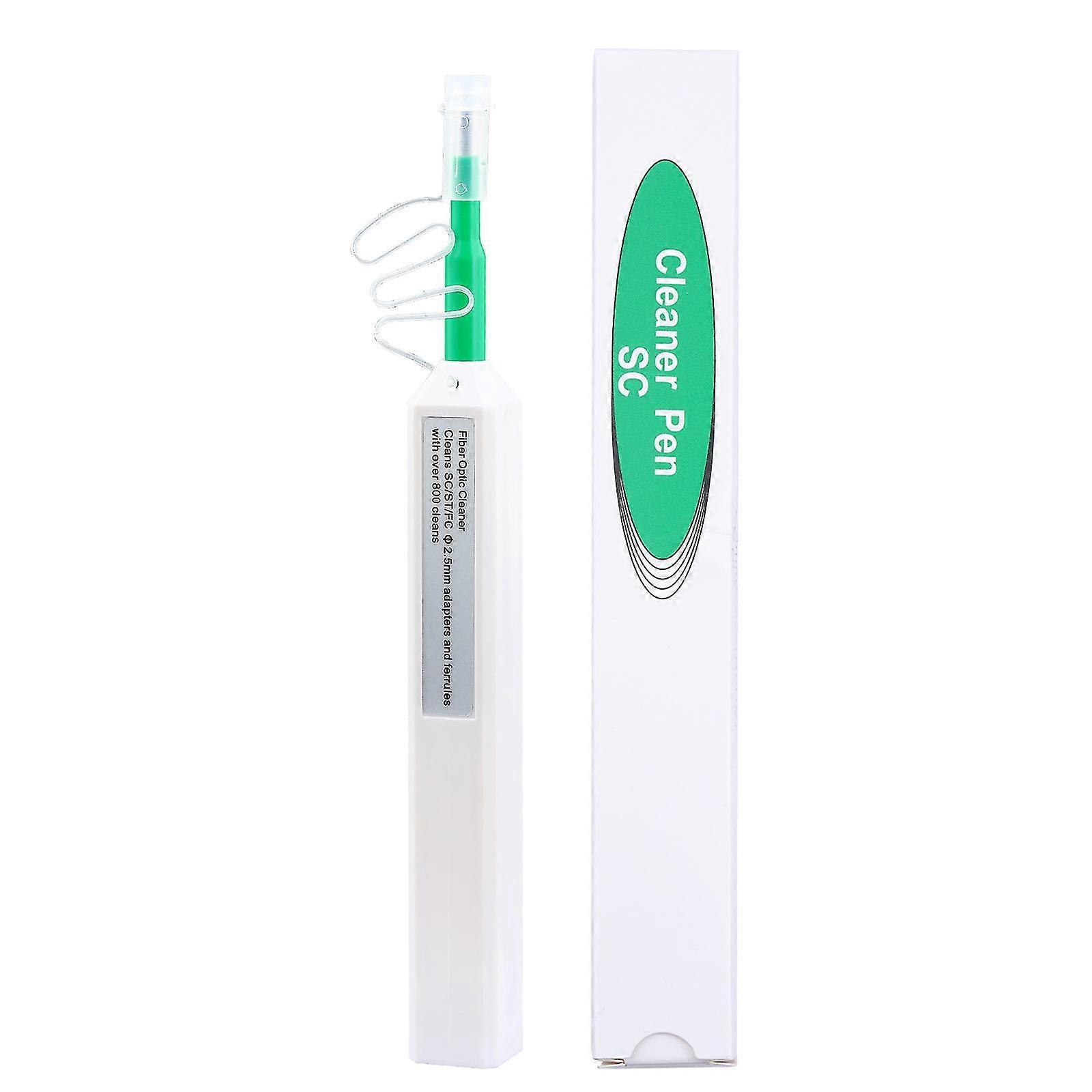 Fiber Optic Cleaning Pen E-Click Cleaner, 2.5mm One-Click Cleaner for SC/FC/St Connectors
