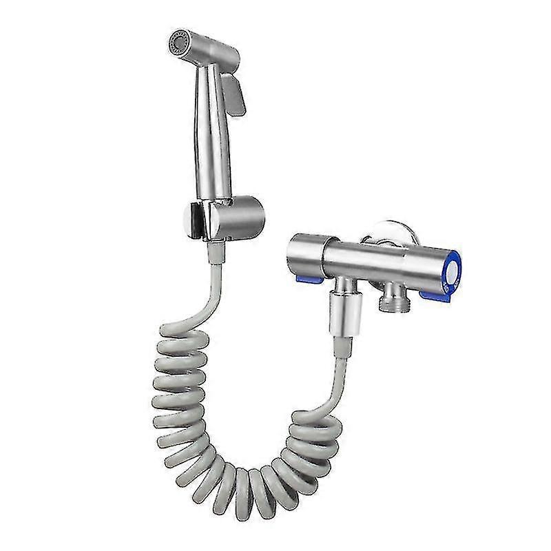 Handheld Bidet Spray Toilet With Tank Hook For Bathroom Flush--