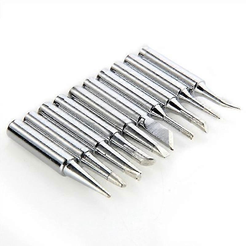 10 Tips Set Soldering Iron Tips Solder Tip Lead-free Screwdriver Iron Tip