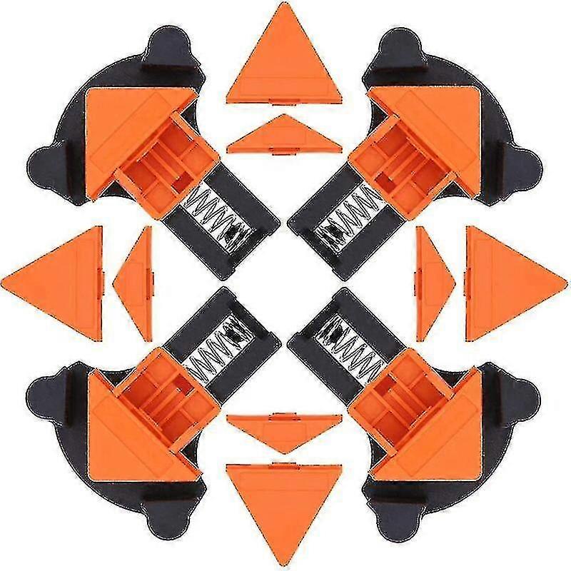 4 Pack 60/90/120 Degree Adjustable Corner Clamps For Welding, Woodworking, Cabinet, Picture Frame, Wood Craft Projects -