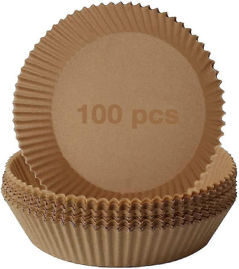 100pcs Air Fryer Liners,round Air Fryer Paper Liners Non-stick,parchment Paper(6.3 Inch)