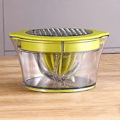Orange Lemon Juicer 4 in 1 Multifunction Manual Hand Squeezer Cheese Grater, Egg Yolk Separator, Ginger Garlic Grater with Large Capacity Measuring cu