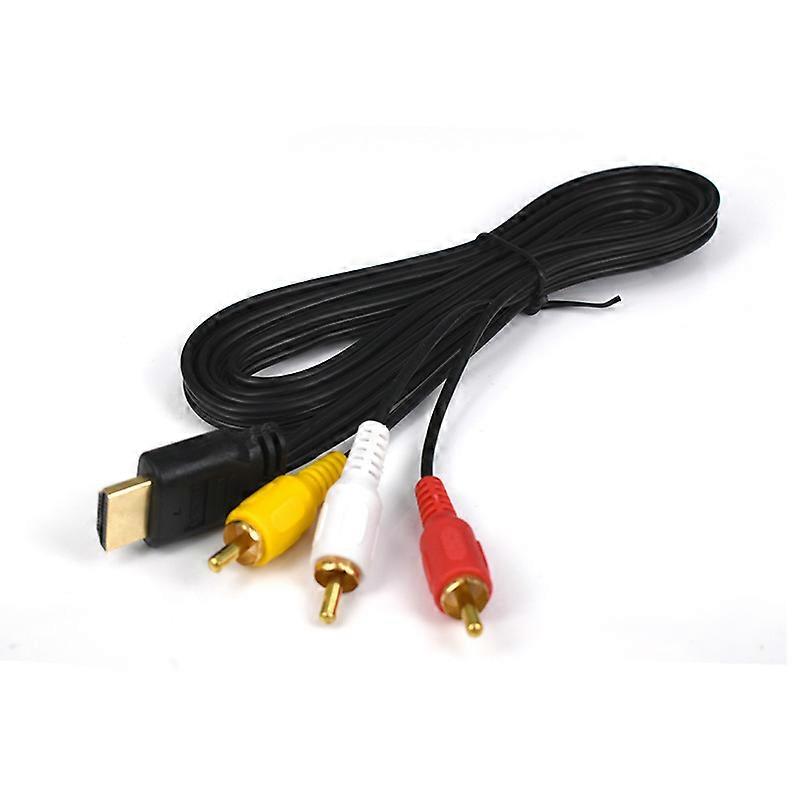 HDMI zu AV HDMI zu 3RCA rot gelb weiß Differential Lotus Kabel 1,5 m Set-Top-Box-Kabel