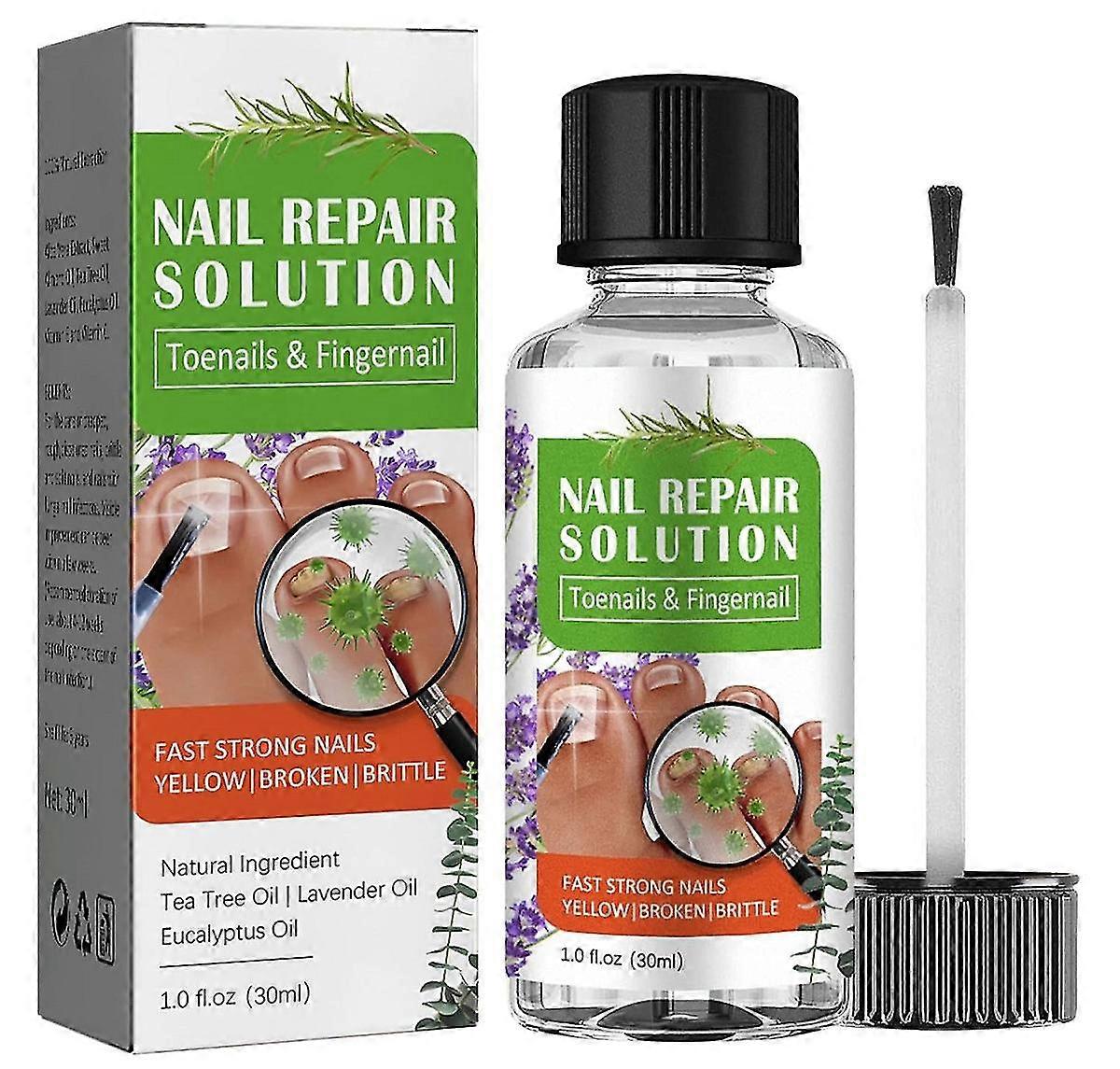Toenail Fungus Treatment 30ml, Έξτρα Δύναμη Λύση Επανόρθωσης Νυχιών για Δάχτυλα Χεριών και Ποδιών με Φυσικό Εκχύλισμα Ελαίου Τεϊόδεντρου