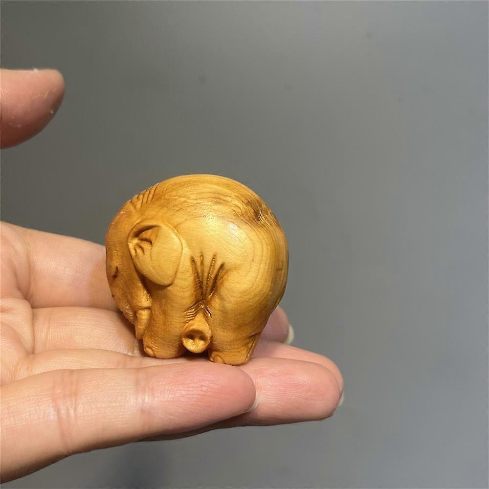 Crafty Artisan Carved Cute Mammoth Ornaments Figurine Decoration For Home-Great For Animal Lovers Anniversary Housewarming Gifts