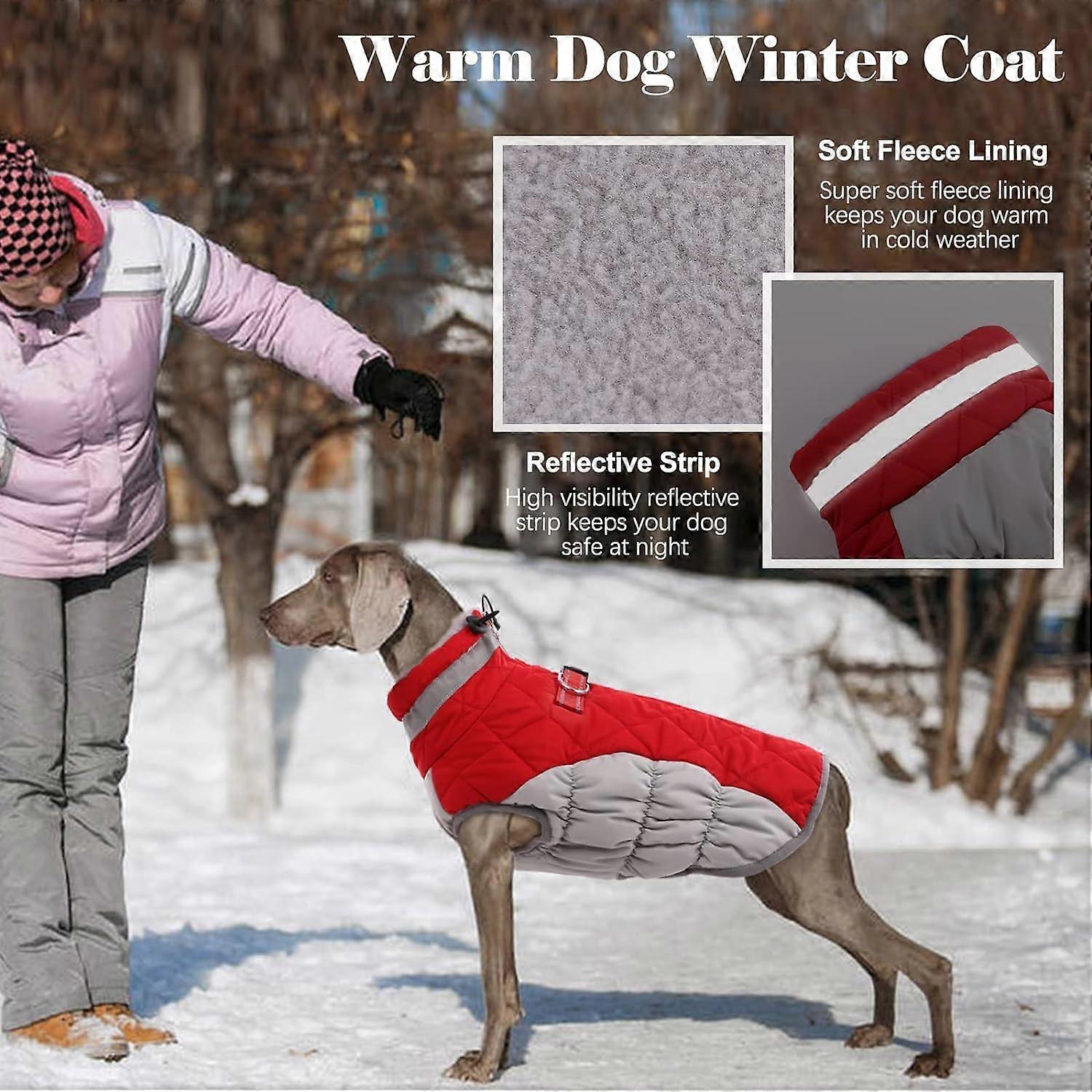 Cold Weather Super Warm Dog Coats Waterproof Dog Warm Jacket For