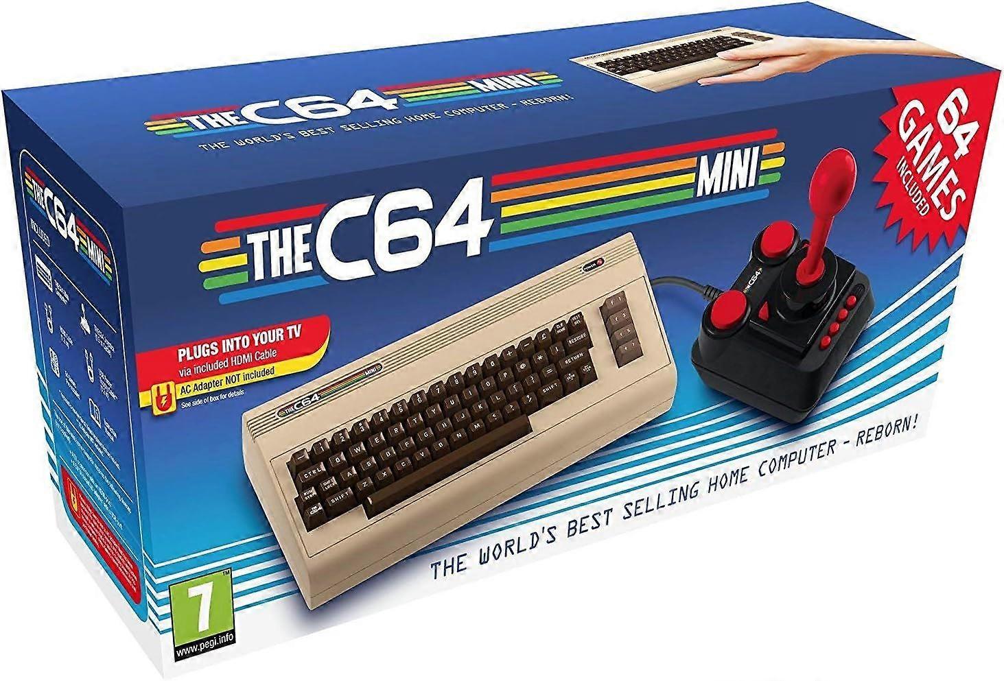 THEC64 (Commodore 64) Mini Console - 64 Classic Games Included (Built-In) - UK