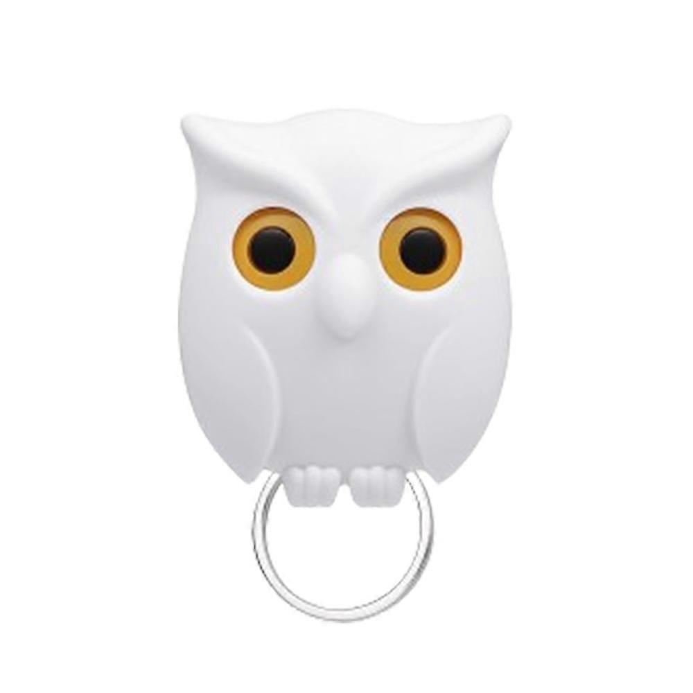 Cute Owl Magnetic Key Holder for Wall House Decor Hooks Modern Creative Mini Front Door Unique Keyring Holder
