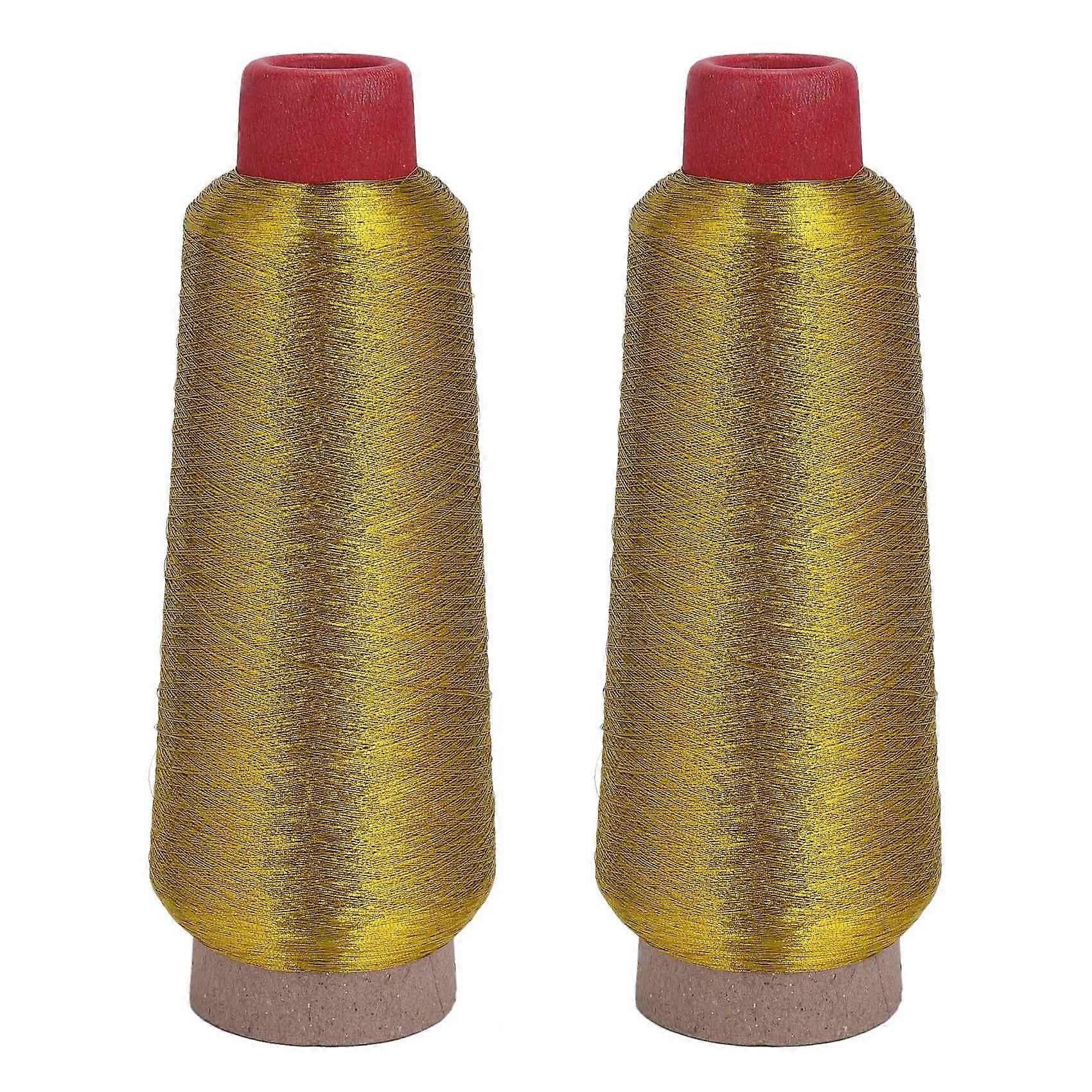 2X Computer Cross- Embroidery Threads 3000M Sewing Thread Line Textile Metallic Yarn Woven Embroide