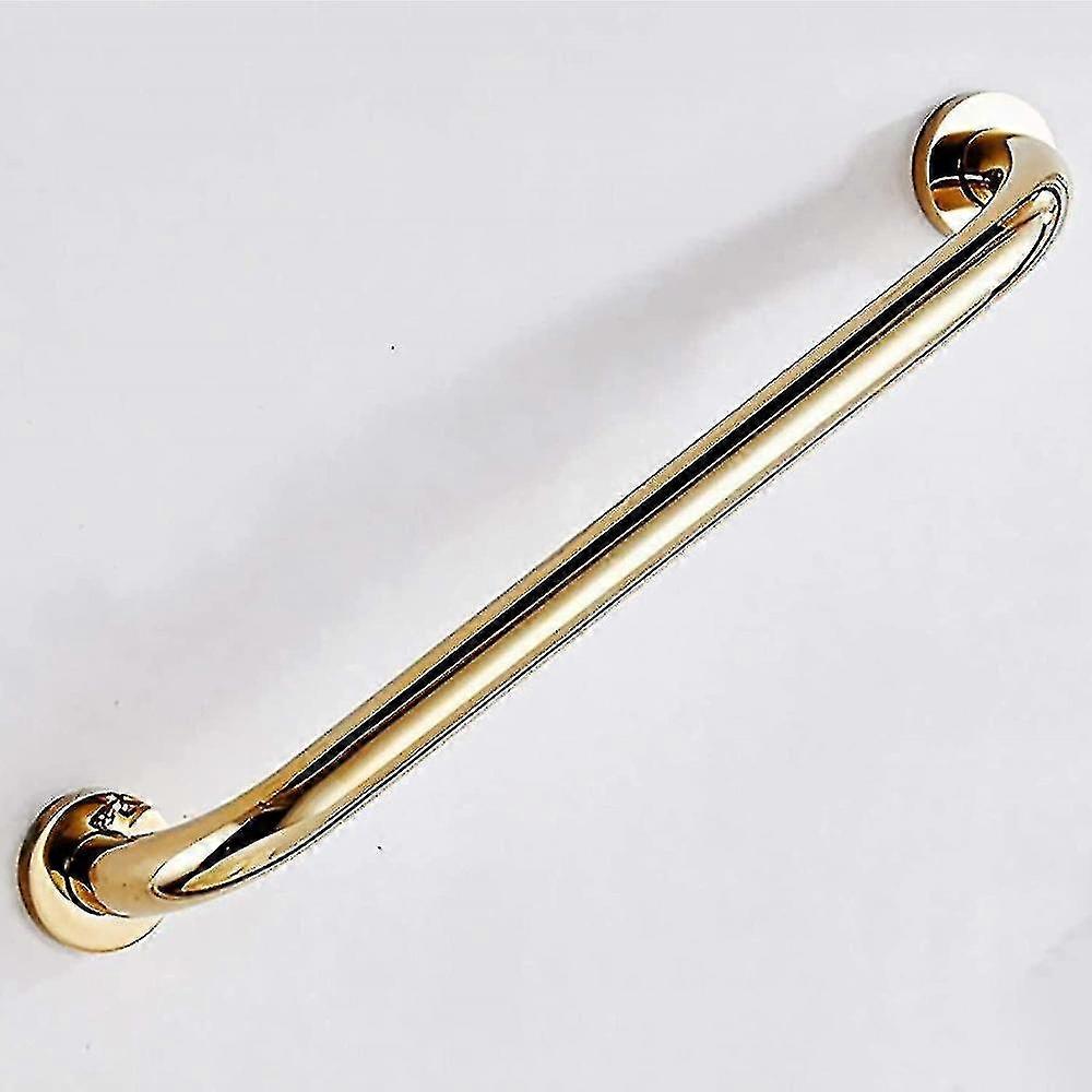 30cm Badezimmer-Haltegriff, Handläufe aus massivem Messing Gold für Badewanne, Badezimmer, rutschfester Griff für Dusche/WC für ältere Menschen, behinderte LJP