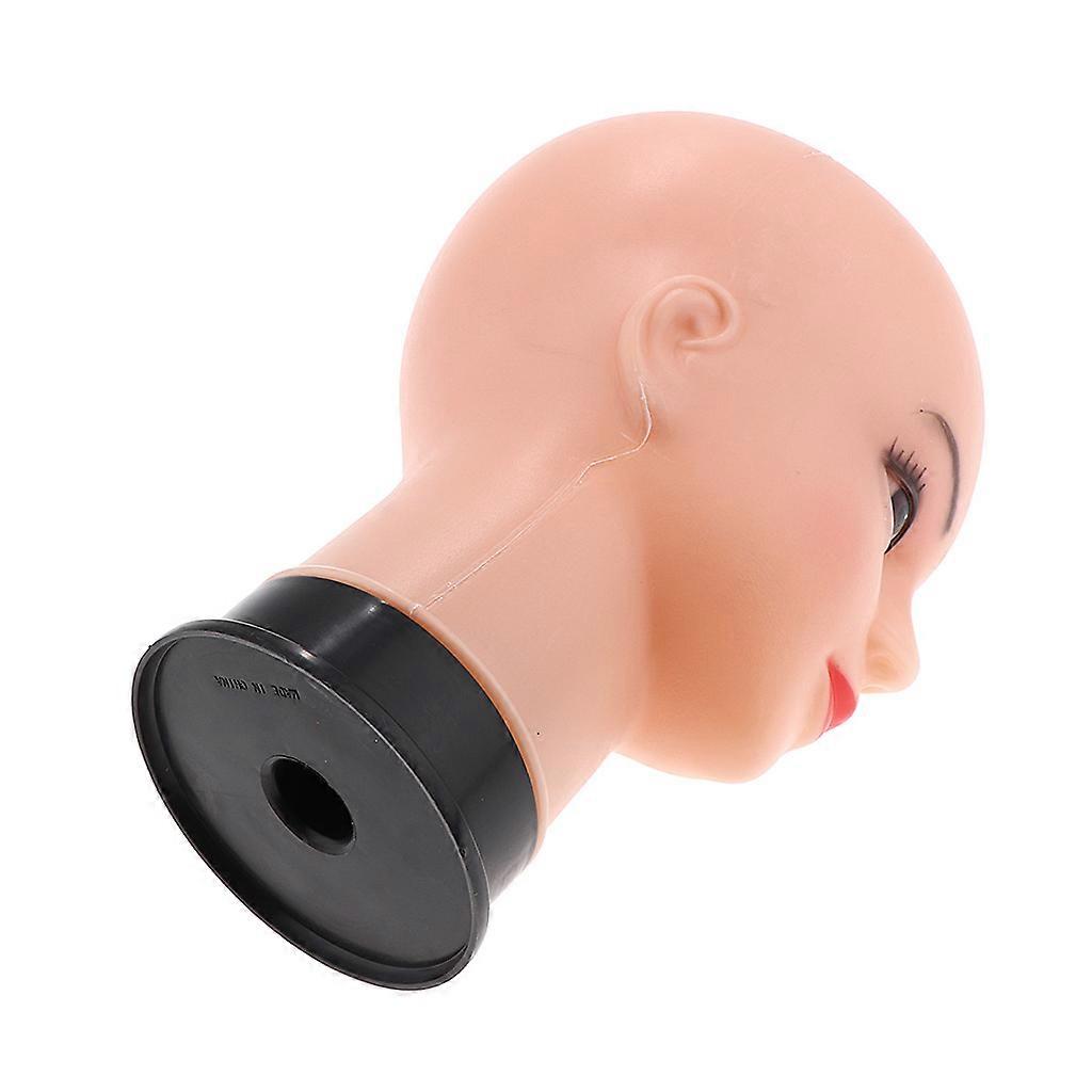 2X PVC Mannequin Manikin Head Model for All Hats & Caps Display, Can Match with
