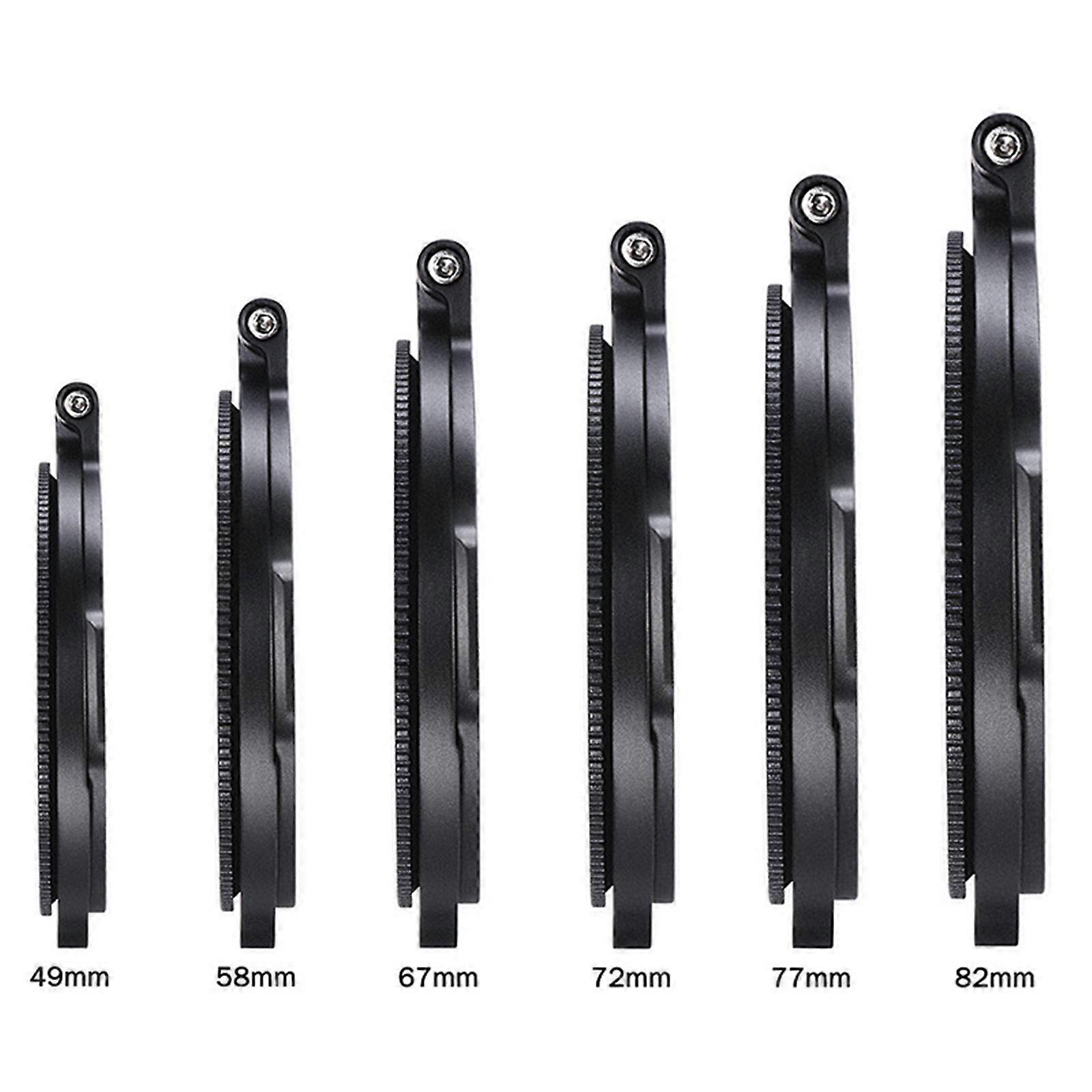 ND Filtre Adaptörü DSLR Kamera Lensi için Montaj Klipsi Standı 6 Adet