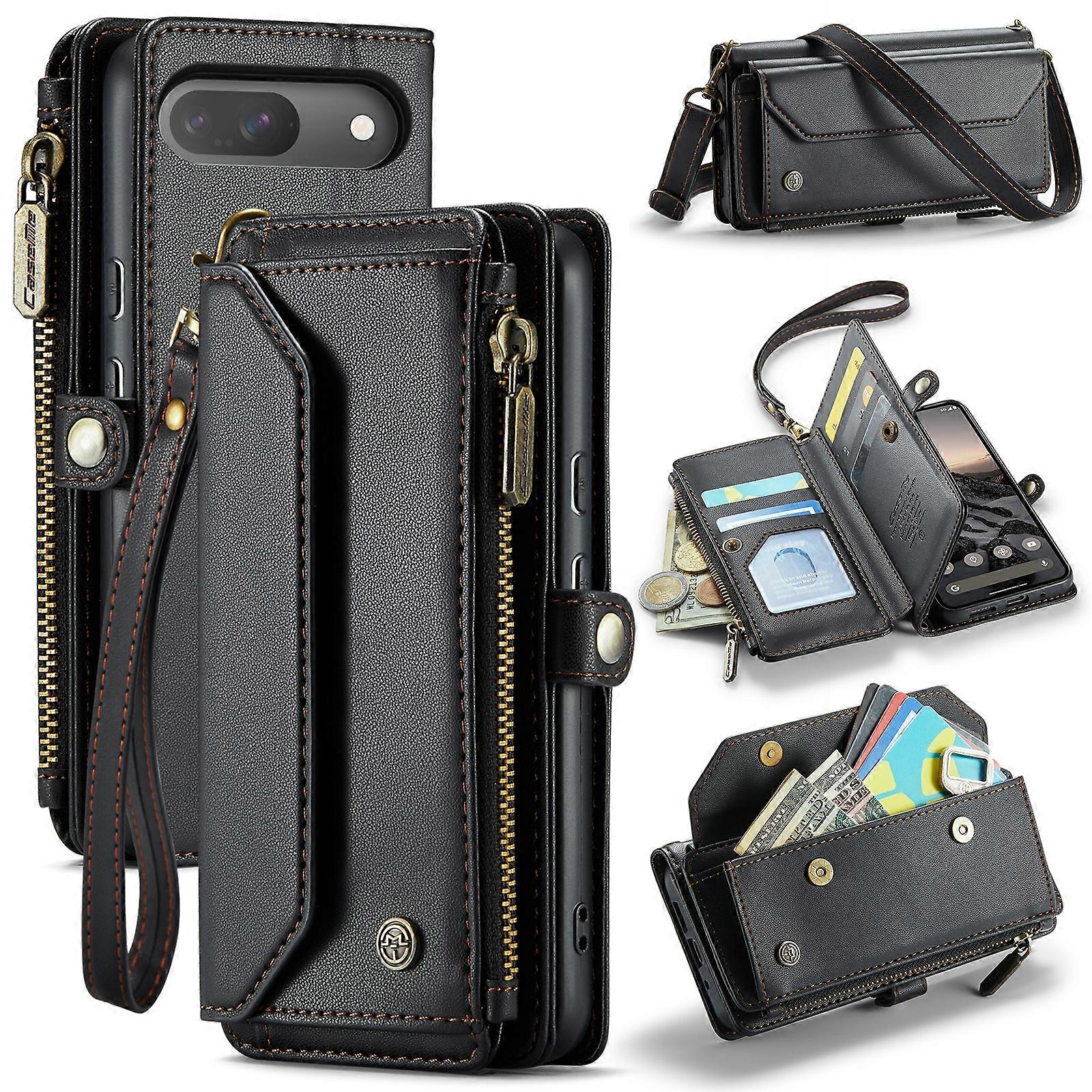 Wallet RFID Leather Case For Google Pixel 9 / 9 Pro