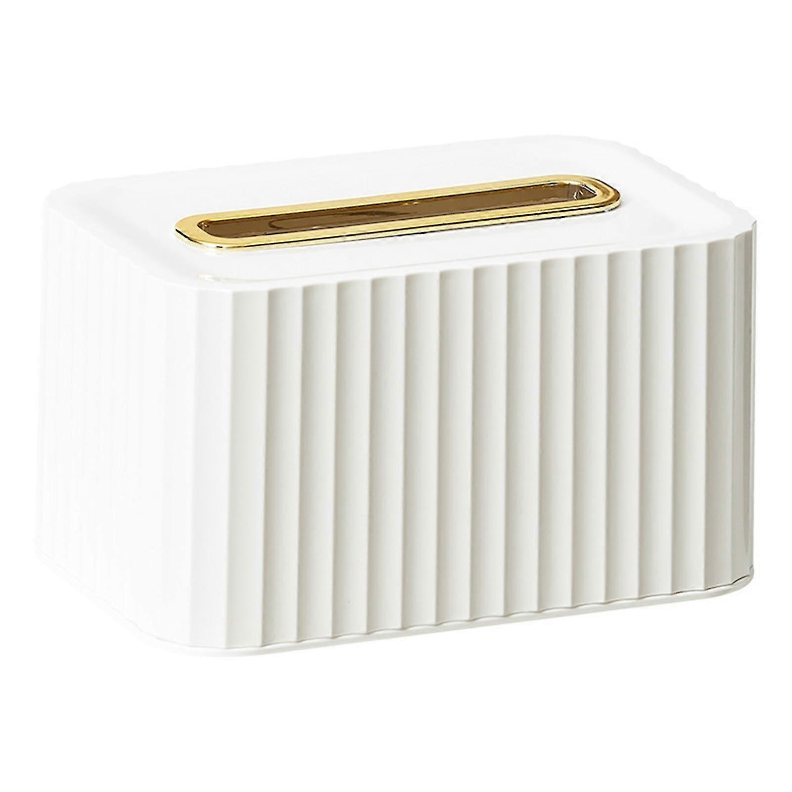 Transparente Taschentuchbox mit Federpapierspender Serviettenbox