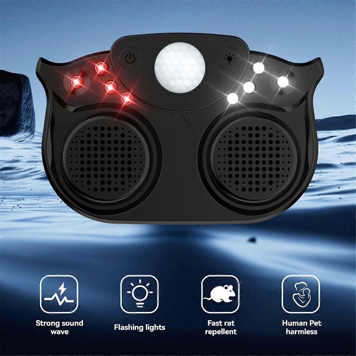 D215 Induction Mouse Repeller Flashing Ultrasonic Mouse Repeller Insect Repeller Portable Mouse Rep