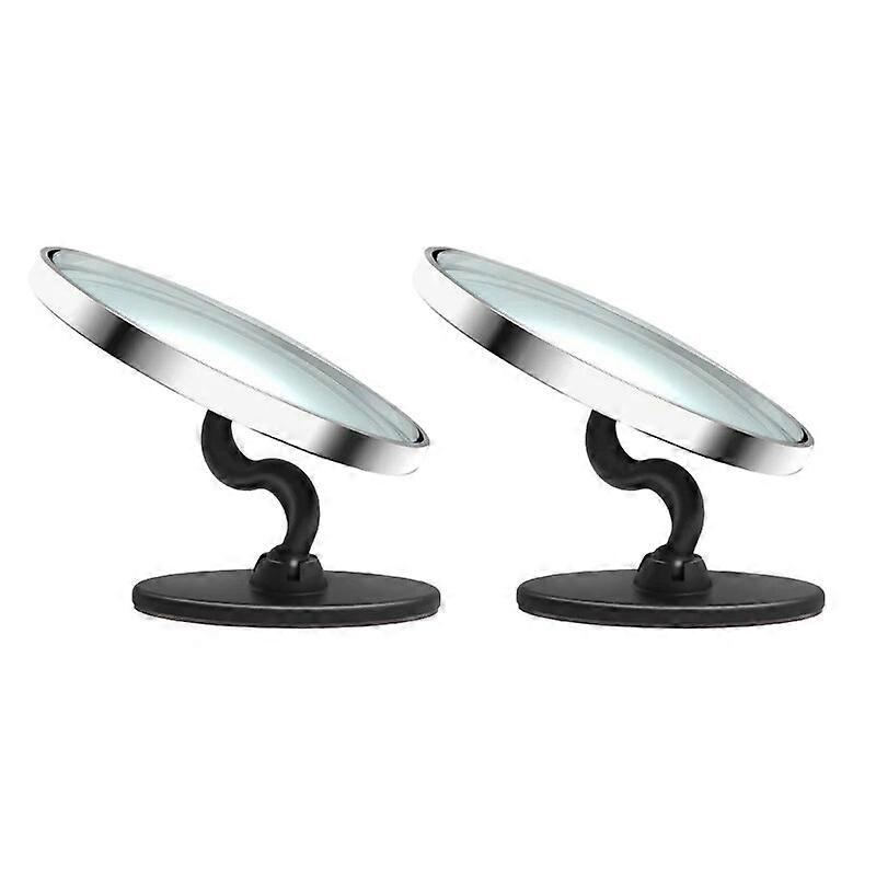 2Pcs New Car Rearview Mirror Auto Motorcycle 360 Degree Blind Spot Anti-fog Waterproof Mirror Adjustable Angle Rearview Mirror
