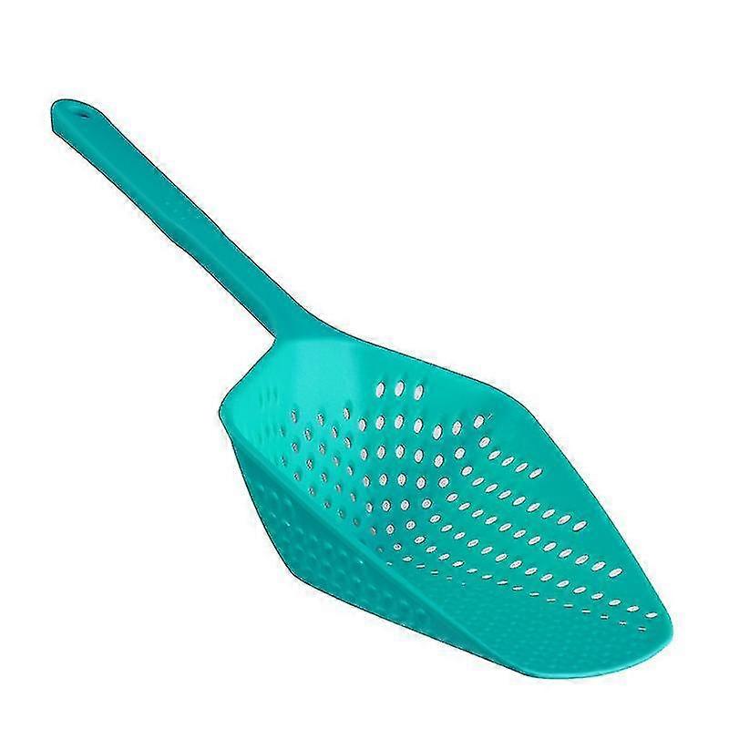 Dewenwils 1pc Vegetable Cooking Spatula Strainer Spoon Colander Kitchen Accessory (blue) PXCL