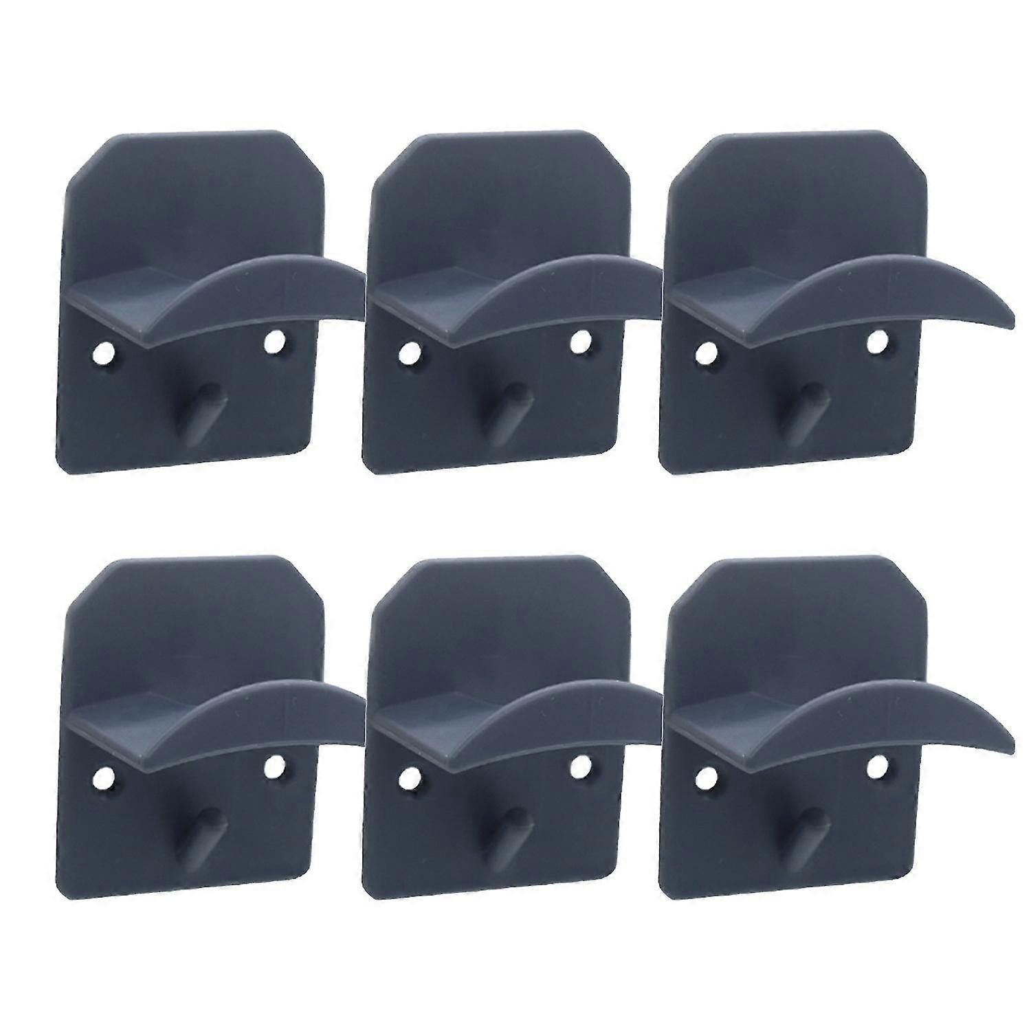 6Pcs Hat Hook Self-Adhesive No Drilling Mini Modern Baseball Cap Wall Storage Rack for Dormitory