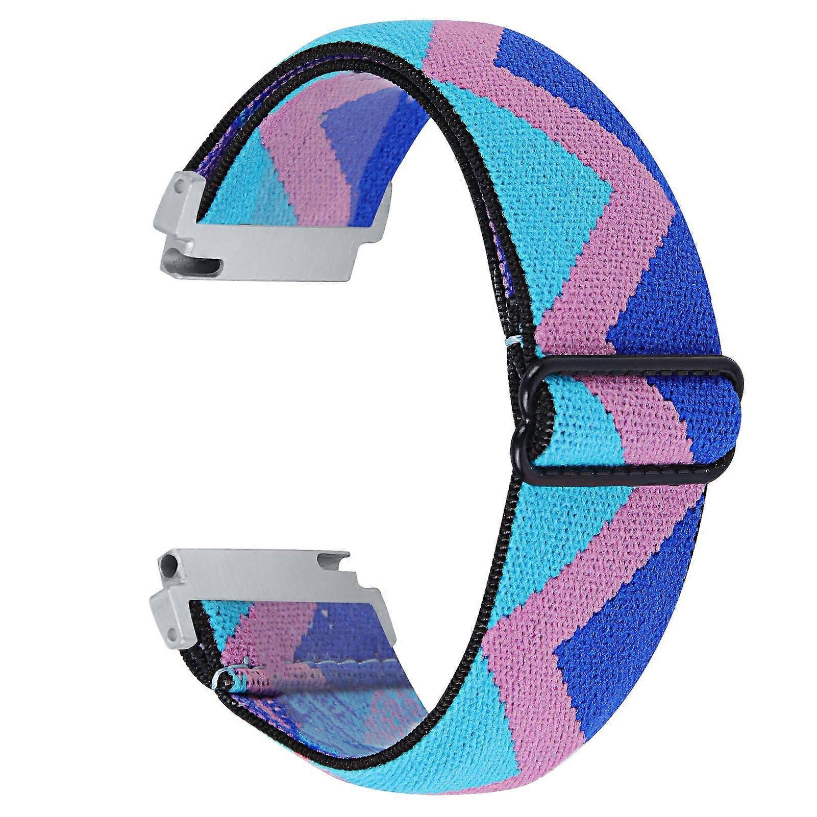 For Garmin Vivomove 3 / GarminMove 3 20mm Elastic Jacquard Fabric Watch Strap Replacement