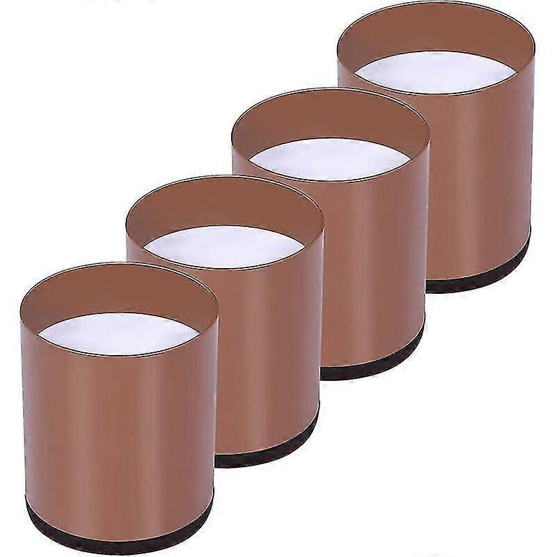 Set Of 4 Carbon Steel Bed Leg Risers, Furniture Risers Add 5cm Height, Table, Chair Or Sofa Risers, Space Saving For Desk And Bedding