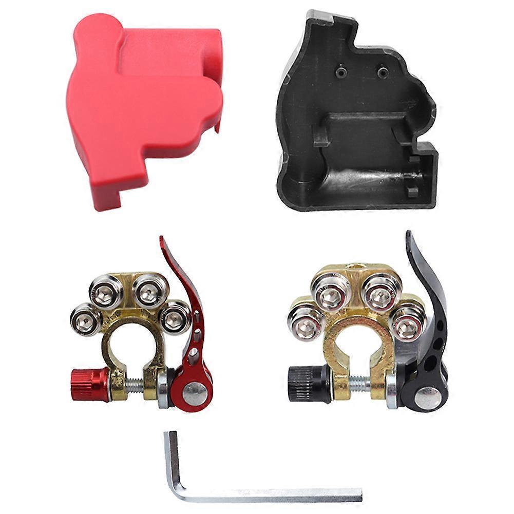 Cable Car power connector Quick Release Battery Terminal Copper Screw Connection Kit Top Post Battery Terminals for Auto Boat