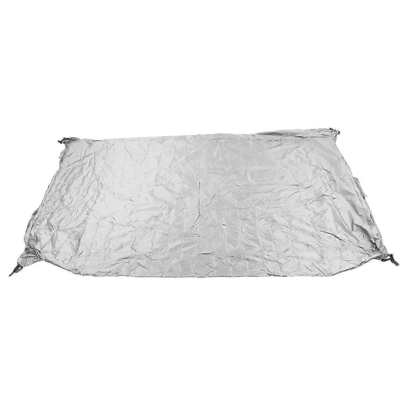 Outdoor Waterproof Ping Pong Table Cover with Dustproof Silver Coating for Terrace and Courtyard Grey