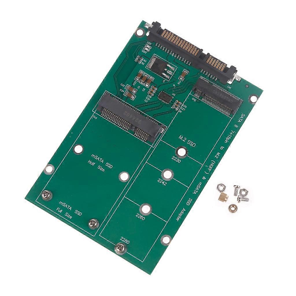 mSATA ou M.2 NGFF SSD para 2,5 polegadas Sata Adapter w / Aluminum Frame Bracket