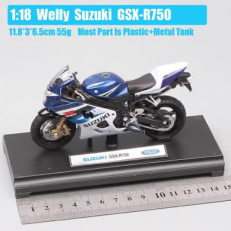 子供1:18スケールミニスズキGSX-R750ジクサー750スポーツモトバイクモデルダイキャスト&おもちゃの車両オートバイのレプリカ