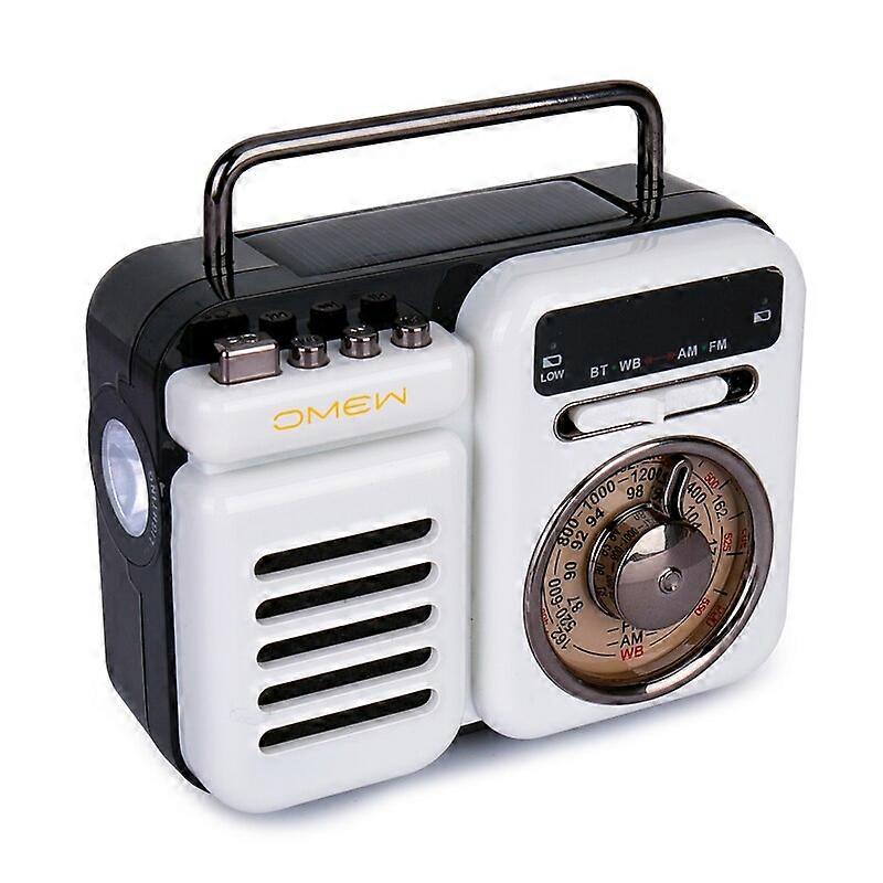 Bluetooth Speakers  Emergency Radio FM AM WB Solar Hand Crank Radio TF Card Music Players Torch Reading Lamp SOS Alarm Audio Components