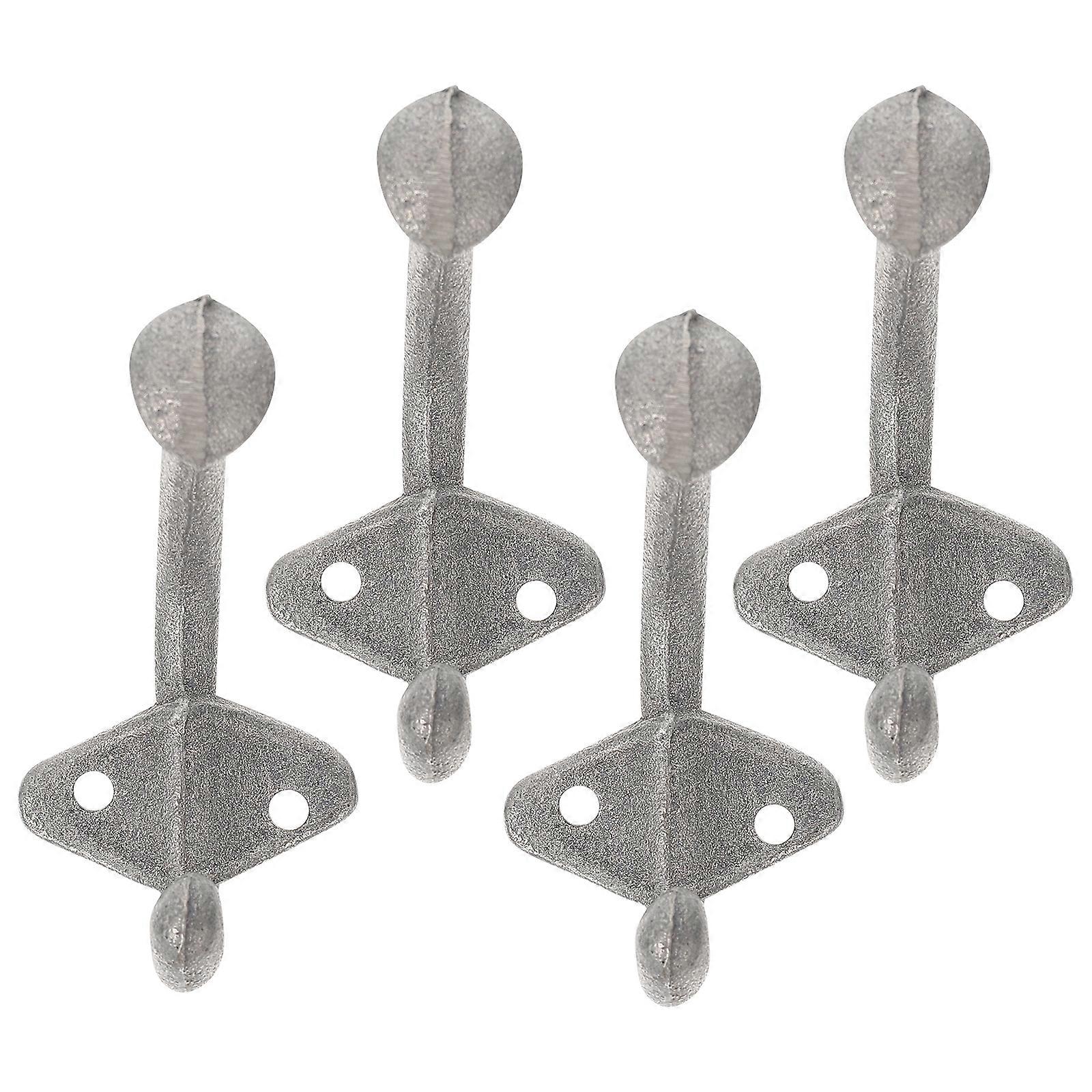 4 Pcs Retro Wall Hanger Iron Hanging Hook Practical Sundries Tools Organizer