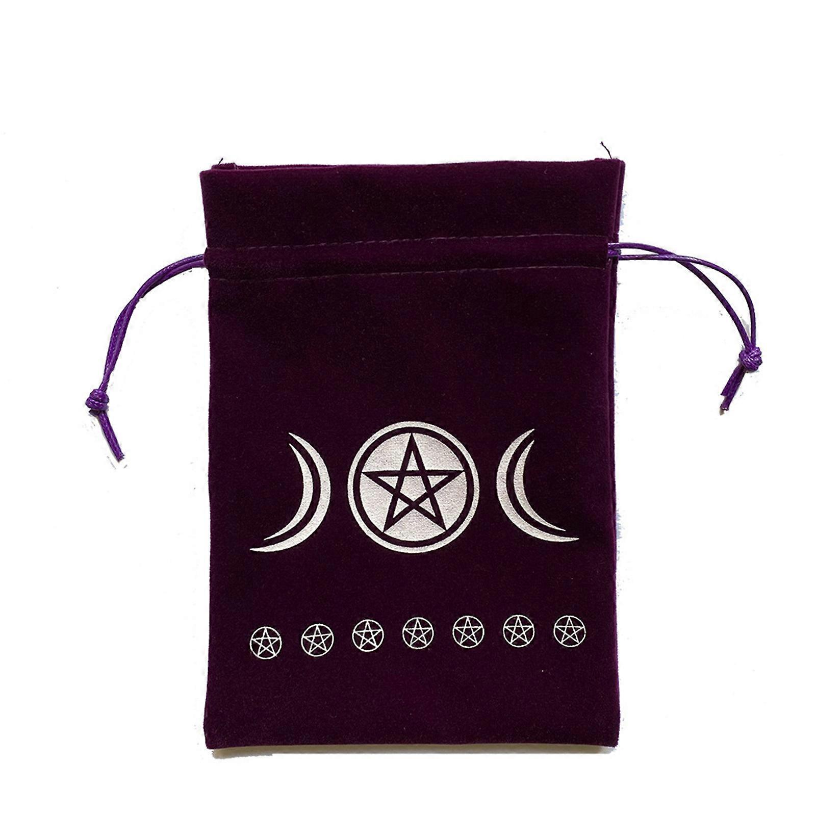 Card Storage Bag Board Game Card Drawstring Package Flannel Velvet Storage Bag