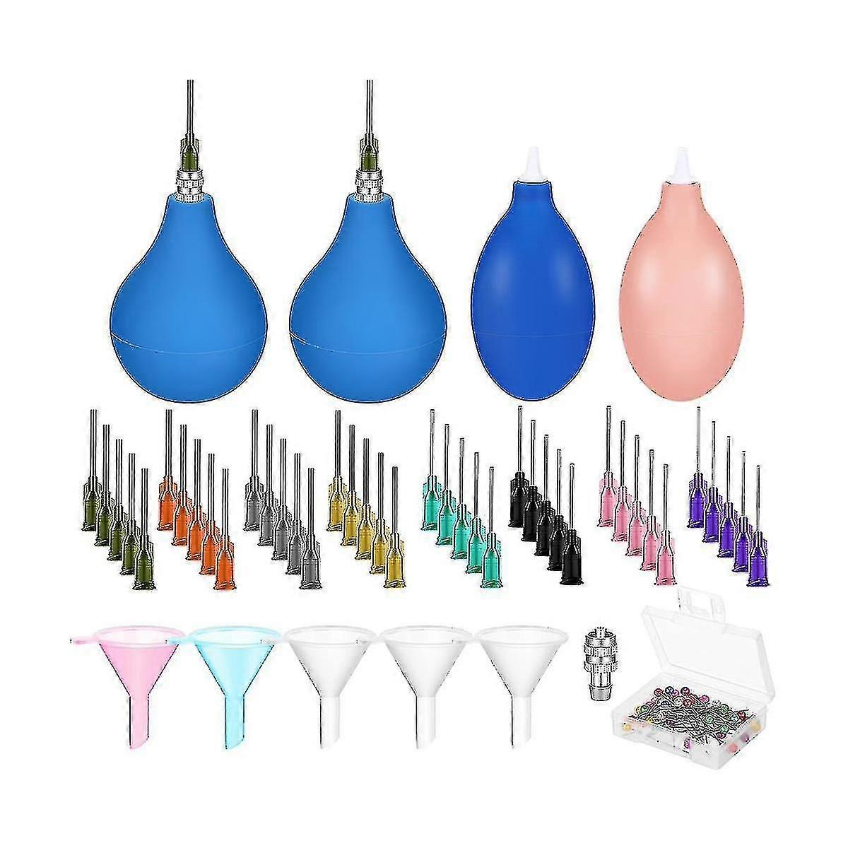 Ceramic Precision Applicator For Clay Tool Sets, 4-piece Slide-rail Ceramic Glaze Squeeze Bottle