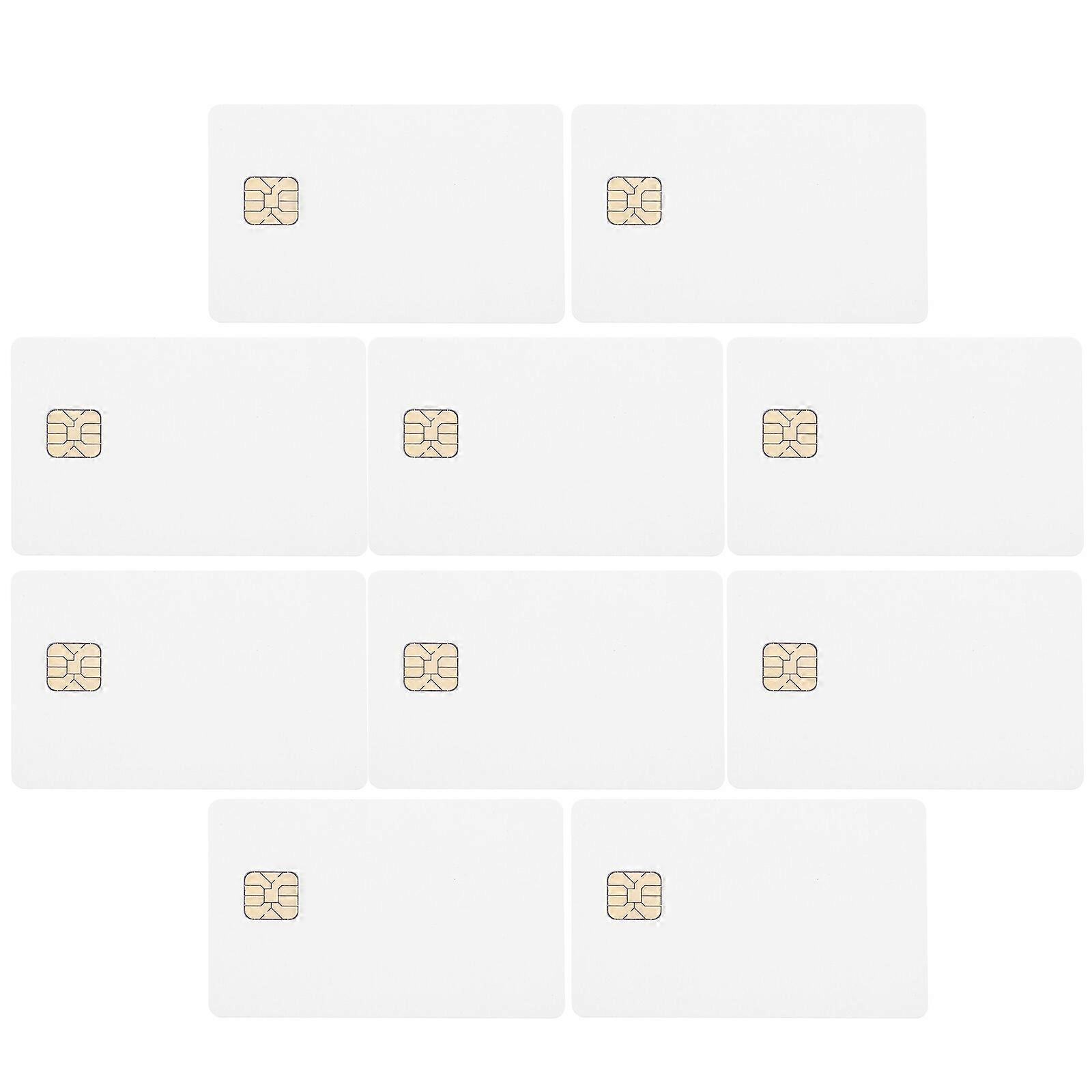 10pcs White Card With Chip IC Card Chip Card For Hotel Access Control System
