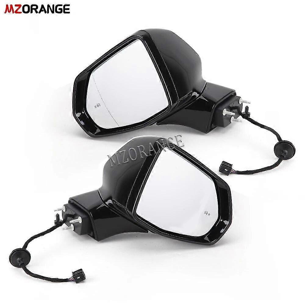 Electrical Side Door Rearview Mirror For Cadillac Xt4 2019 2020 2021 2022 With Indicator Lamp Heater Blind Car Accessories 8wire