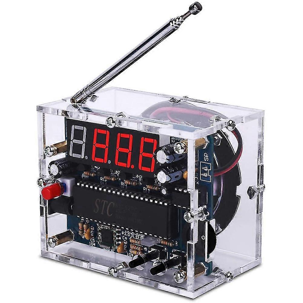 DIY FM الرقمية راديو كيت قابل للتعديل جهاز استقبال لاسلكي 87-108 ميجا هرتز وحدة راديو مجموعات DIY للحام- MXBC