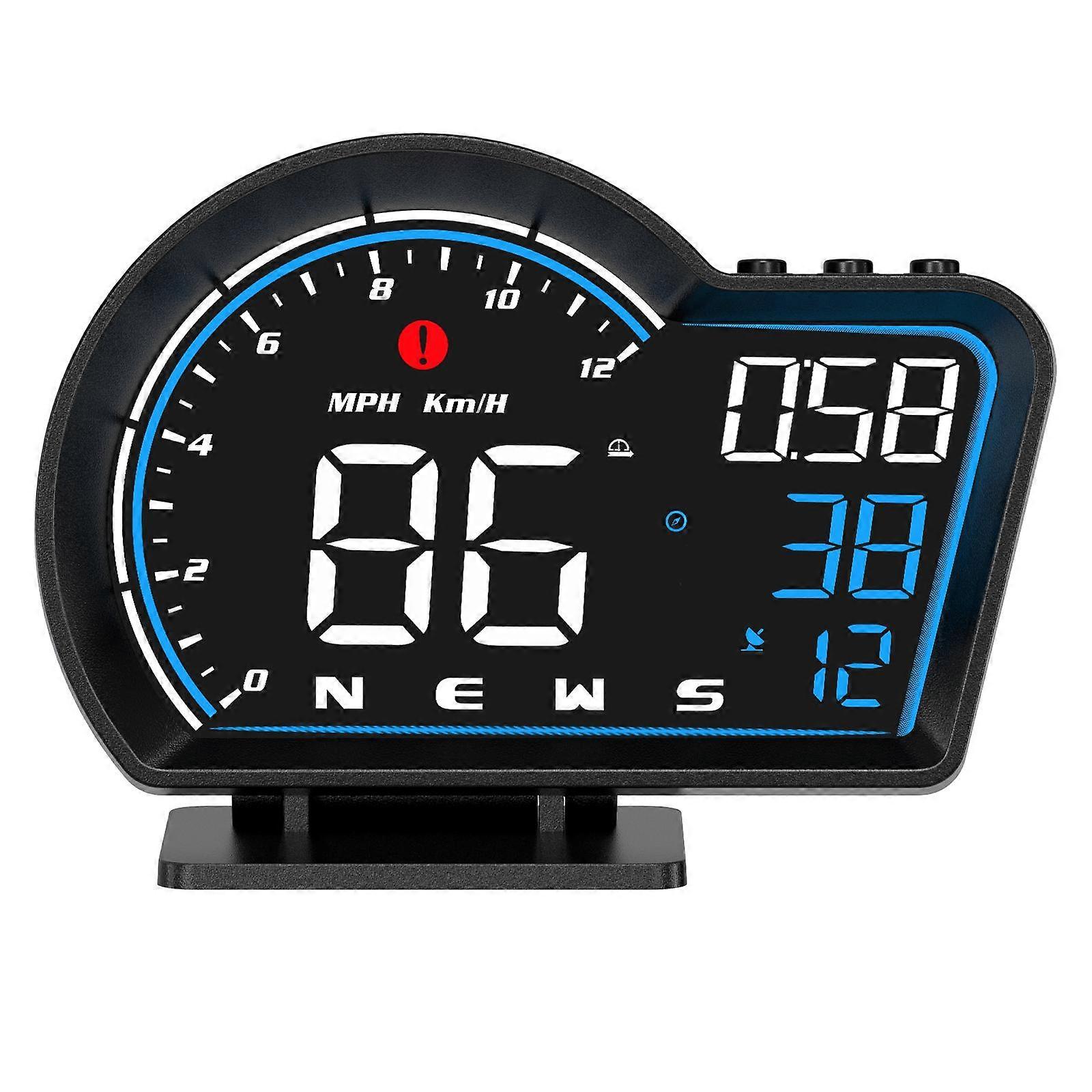 HUD GPS For Speedometer Smart Digital Alarm Reminder Head-Up Display Car Electronics Accessories On-board Computer Car