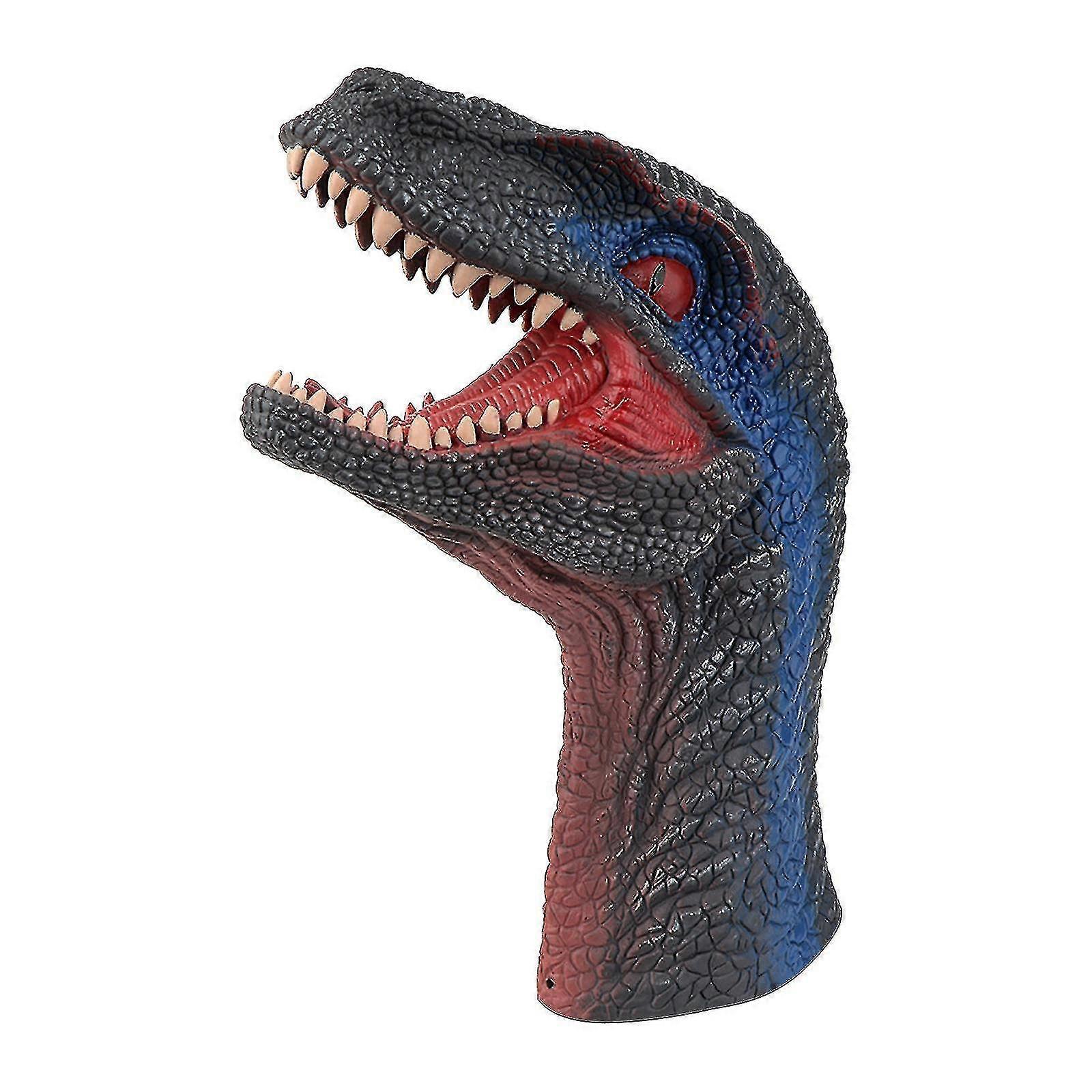 Dinosaur Hand Puppets Realistic Soft Rubber Tyrannosauruss Rexs Dinosaur To