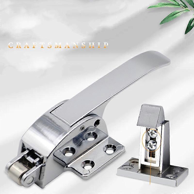 Stainles Steel Spring Loaded Walk In Freezer Cooler Door Handle Latch