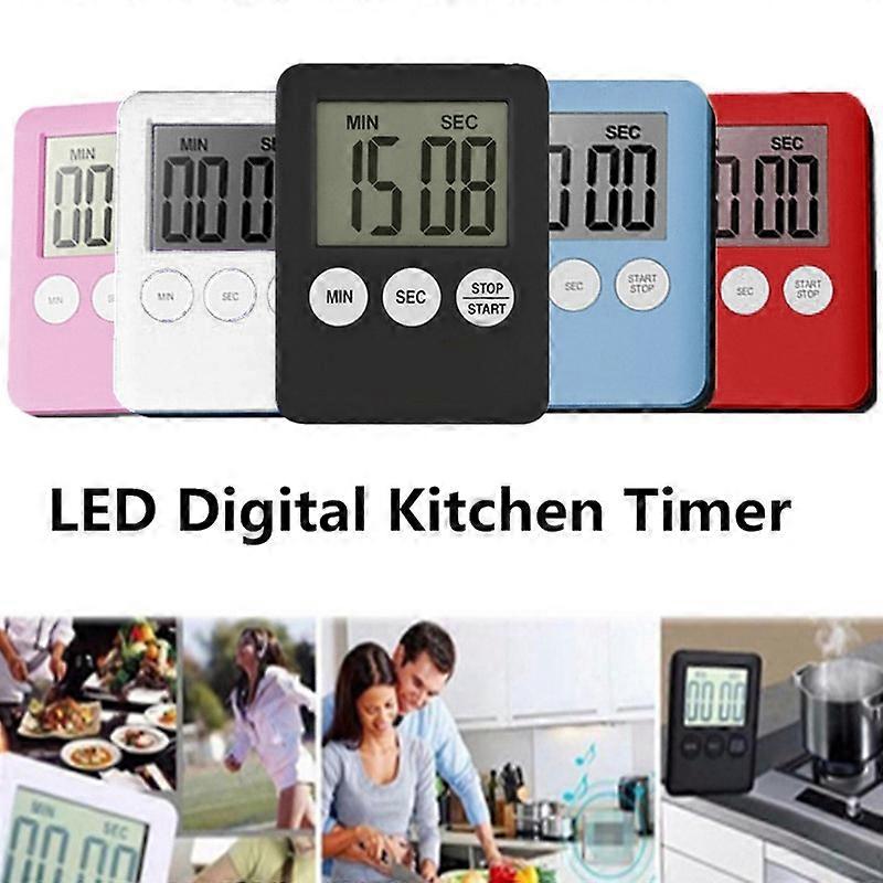 Thin Cooking Digital Timer Kitchen Time Countdown Alarm Clock Baking ...
