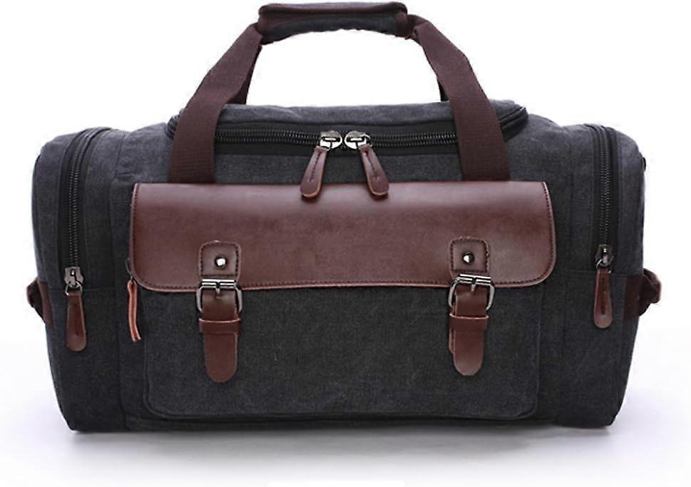 Vintage Canvas Travel Bag - Unisex Duffel with Large Capacity for Convenient and Stylish Trips