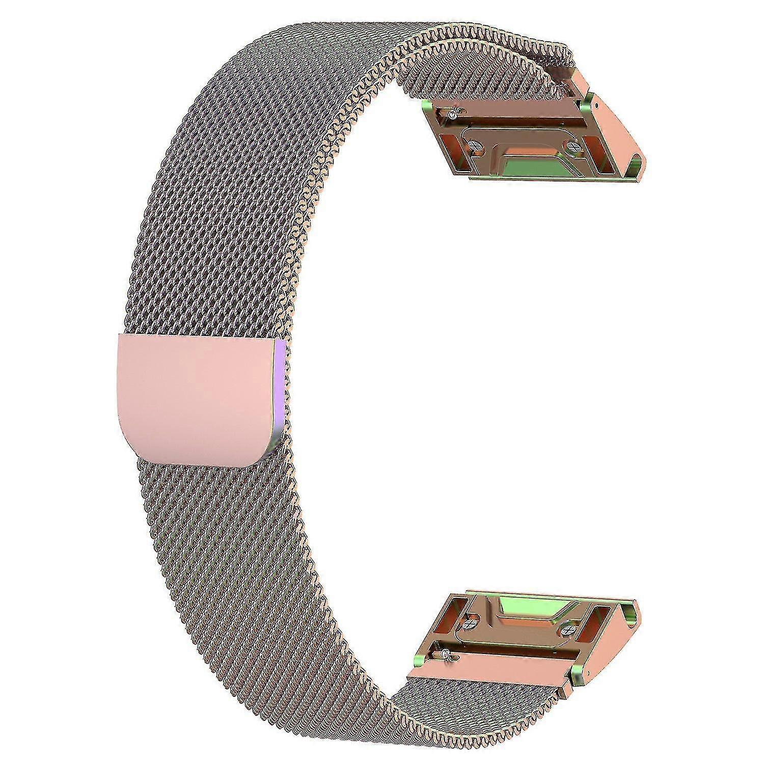 Xh Strap Fit Για Garmin Fenix 7 7x 7s 6 6x 6s Forerunner 955 255, Μεταλλικό μαγνητικό βραχιόλι Watchband