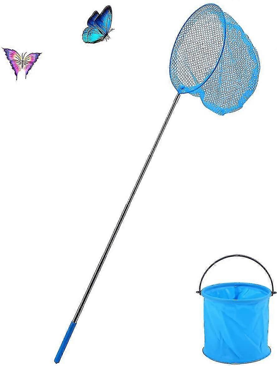 1 Pack Telescopic Butterfly Nets, Extendable Fishing Nets With 1
