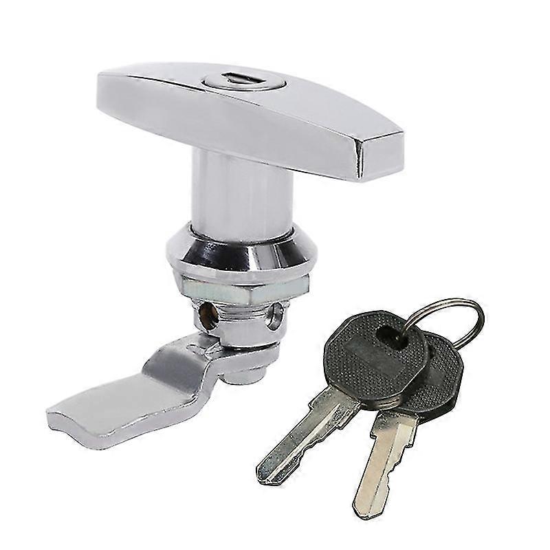 Rust Proof T Shape Handle Lock Trailer Toolbox Drawer Cabinet Door Lock Latch Anti-Theft For Caravan Rv Truck Motor Home