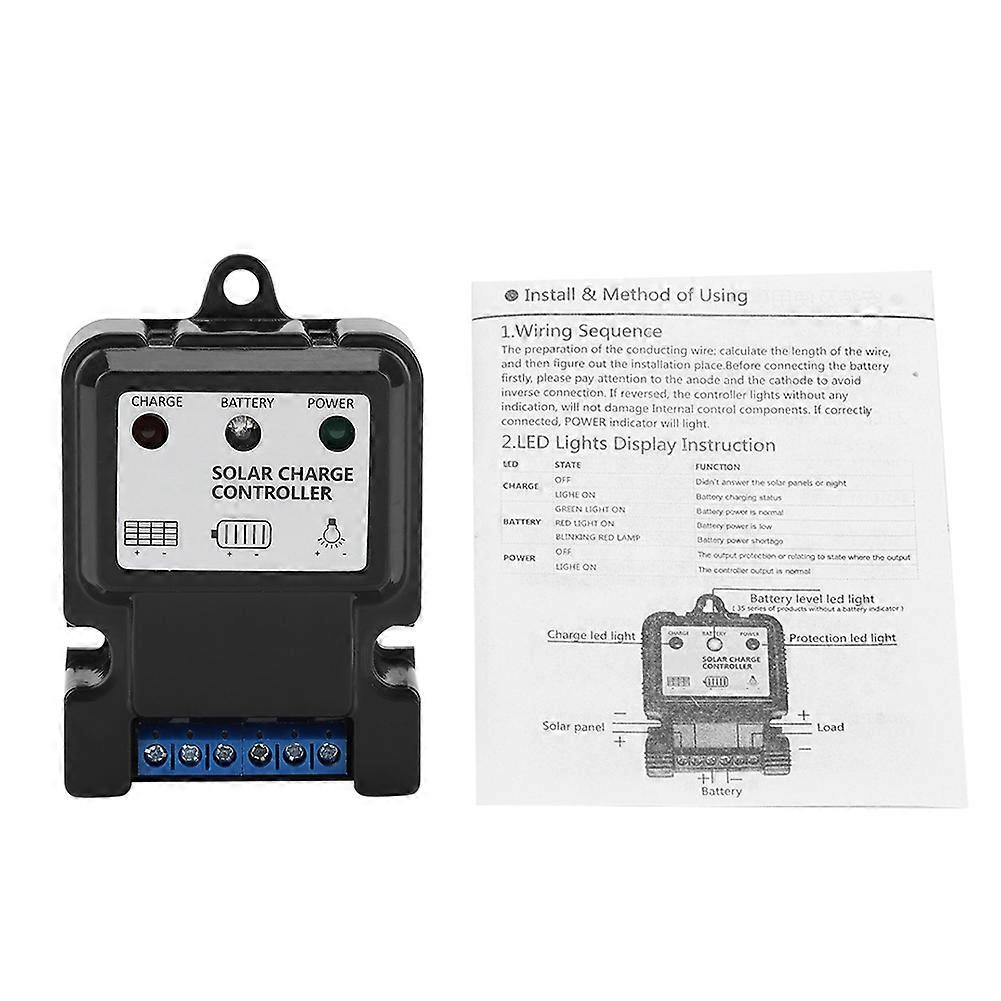 PWM Intelligent Smart Solar Energy Discharge Charge Controller Regulator 5S12V/24V 10V