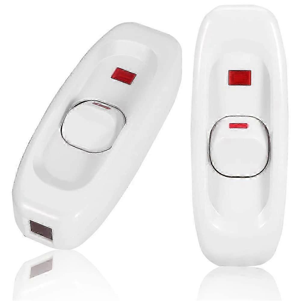 Cord Switch With, Rocker For Lamp, Cord Switch, Lamp Switch, Inline On/off Switch, 2 Pieces 250v 10a