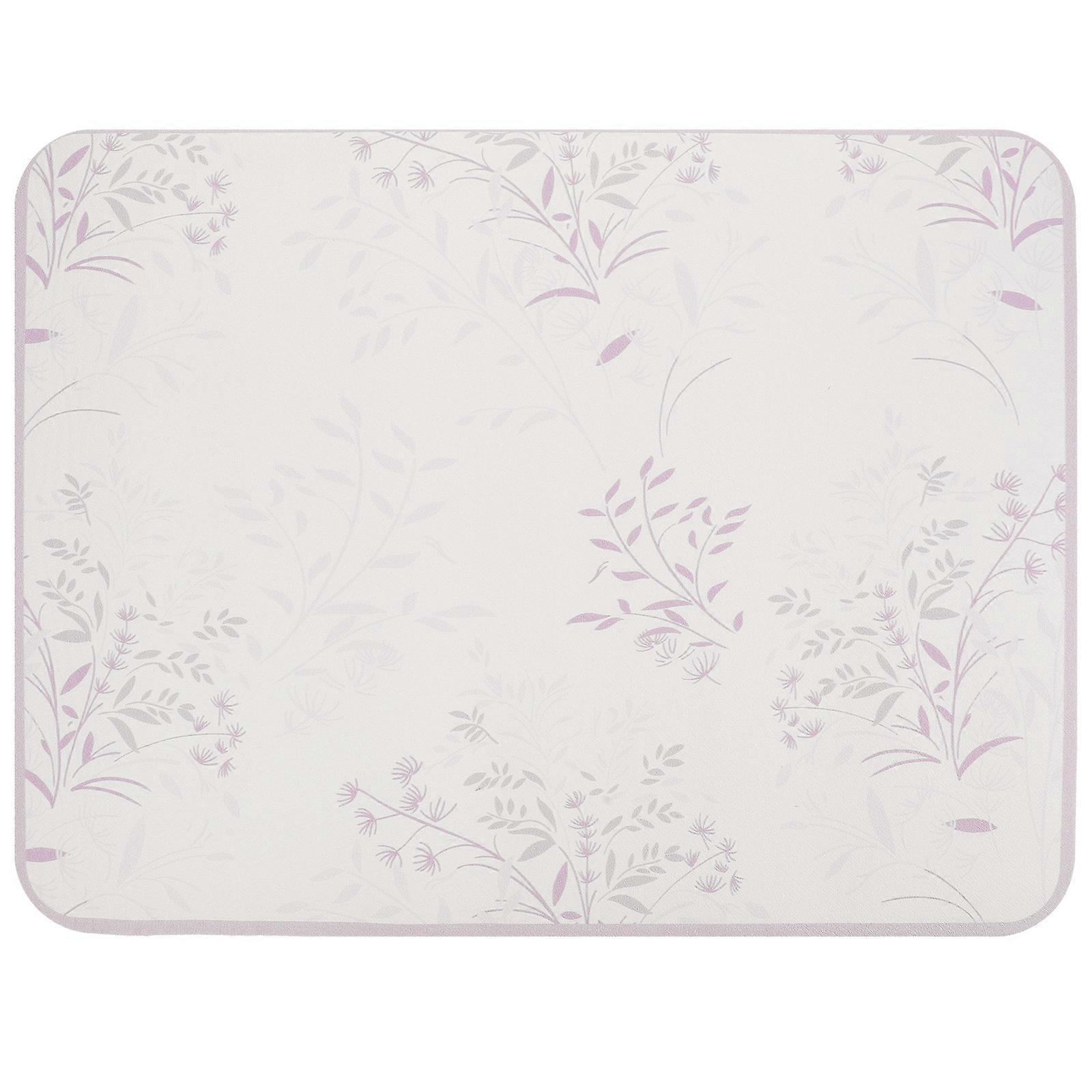 Kitchen Dish Drying Mat Decorative Drying Pad Cutlery Drying Mat Countertop Drying Cushion